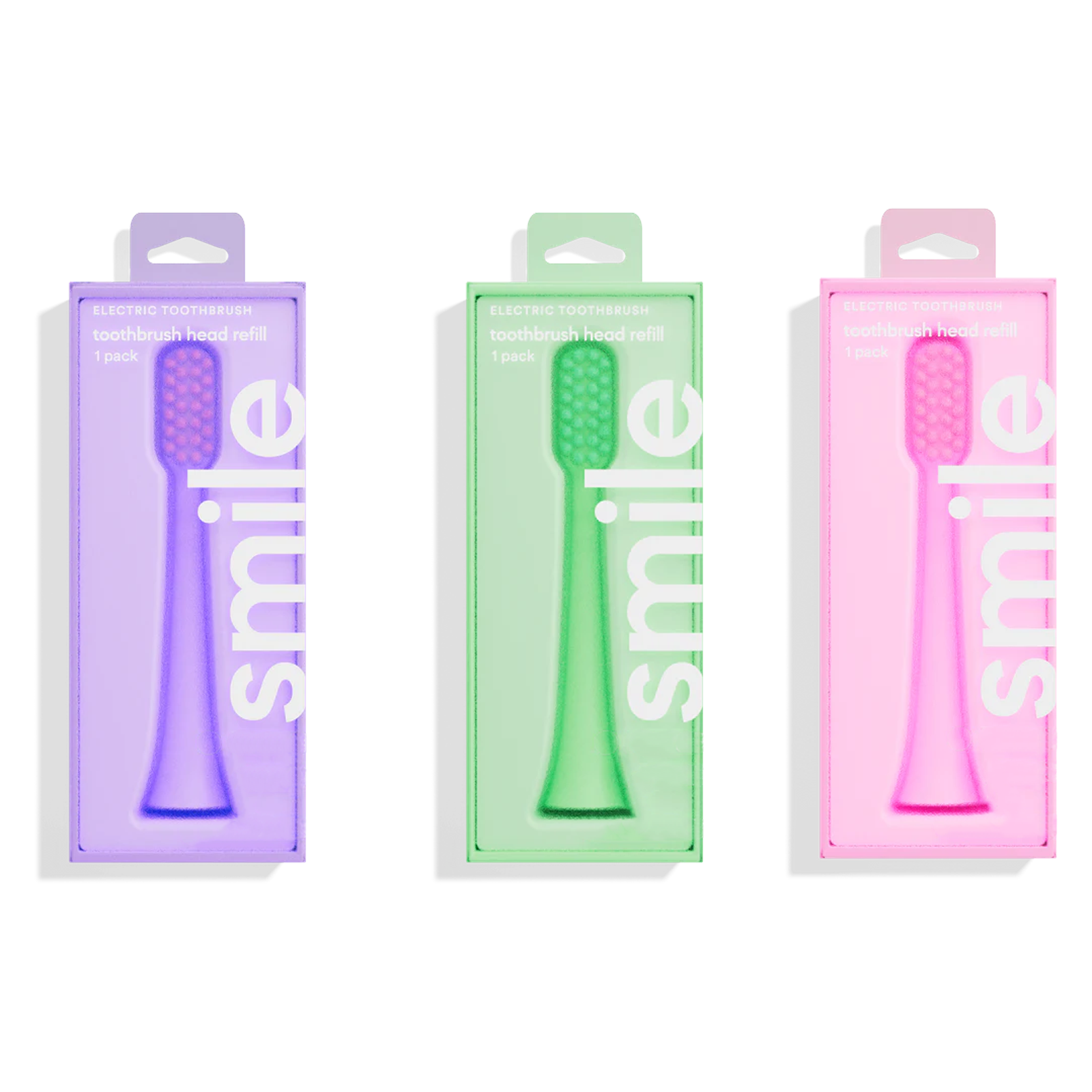 Smile šepetėlio galvutės